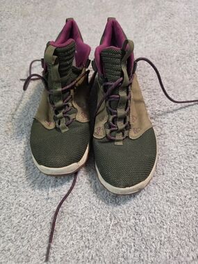 Teva Olive Green and Purple Ankle Boots
